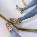 STEVE MADDEN SNEAKER SPEEDER 2447 - TAUPE MULTI