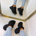 SPARKLE SNEAKER BK-2506 - BLACK