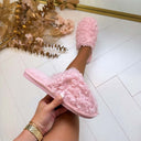 FLUFFY PANTOFFEL 5833-21 - SKIN PINK