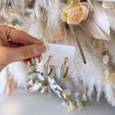SHINY EARRING S126 - GOLD
