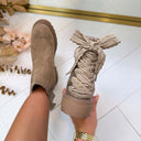 BOW BOOT M-814 - TAUPE