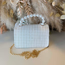 TWEET CHARM BAG E-1 - WHITE