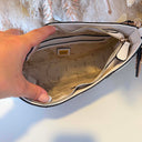 GUESS NOELLE II TOP ZIP SHOULDER BAG ZG967218 - OFF WHITE/BEIGE
