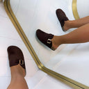 LAYLA SUEDINE INSTAPPER L-51 - BROWN