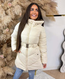GUESS NEW IMMA LOGO MIDI WINTERJACKET W6BL50W4144 - G1E0 CREME