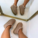 LEATHER UGIE BOOT 6391 - BEIGE