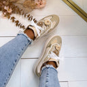 LACY CUTE SNEAKER 8-523 BEIGE