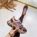 STEVE MADDEN ANIMATES-E SNEAKER 4763 - BRN TPE/MAU