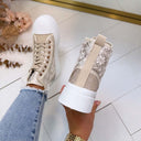 HIGH SNEAKER LS6002 - BEIGE