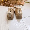*KIDS* FURRY UGIE BOOT/PANTOFFEL 20409 - BEIGE