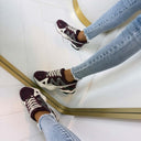 STEVE MADDEN SNEAKER SEDGWICK 5441 - WINE/GREY