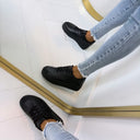 BASIC SNEAKER R-517 - BLACK/BLACK