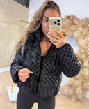 GUESS BESTSELLER LOGO JACKET W6BL56W4195 - BLACK