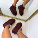 LEATHER UGIE BOOT 6391 - WINE