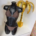 GUESS BEACH TRIANGLE BIKINI TOP E6GJ48KCBJ0 - P1LT BEIGE