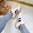 STRIPE SNEAKER 2001 - WHITE