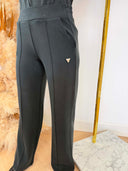 GUESS OLYMPE STRAIGHT PANTS V6YB18K4315 - BLACK