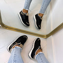 ZIP SNEAKER BO-908 - BLACK