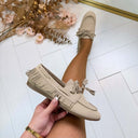 VETER FRINGE SLIPPER DES8508 - KHAKI