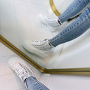 HIGH SNEAKER LS6002 - SILVER