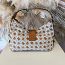 GUESS CAMDEN SHOULDER BAG JB930818 - COGNAC LOGO