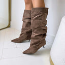 *SOLDES* BOTTINE DAIM BOUCLE 7699A - NOIR