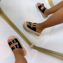 WAVE SLIPPER 3883 - BLACK