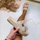 *SALE* WAVE SLIPPER 3883 - KHAKI
