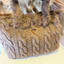 GUESS ILDE FAUX FUR BAG W6BZ14W4361 - A12M BROWN