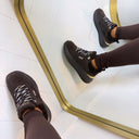 GUESS TEDDY SNEAKER FLFFA2LEA12 - BROWN