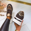 DETAIL SNEAKER 9262 - MARRON