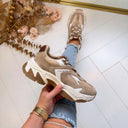 STEVE MADDEN AMPLE SNEAKER 9822 - BRONZE CLAIR