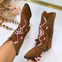 *SALE* FRINGE INDIAN BOOT Y2367 - CAMEL