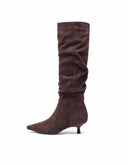 BESTSELLER SUEDINE HAKENSTIEFEL DES8073 - BLACK/SUE