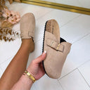LAYLA SUEDINE INSTAPPER L-51 - KHAKI
