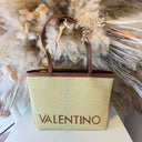 VALENTINO BAGS MAIAM SHOPPING BAG VBS9TE01PAG - NATURALE/CUOIO