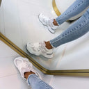 BEAU SNEAKER B-800 - WHITE/GREY
