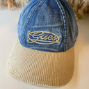 GUESS DENIM BASEBALL CAP AW5505COT01 BUD - BLUE