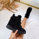 ISA WEDGE BOOT 26012 - BLACK