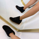 WEDGE BOOT 7109 - BLACK