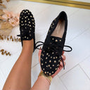 ANNE FRINGE SLIPPER AQ212 - BROWN
