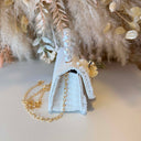 TWEET CHARM BAG E-1 - WHITE