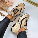 STEVE MADDEN POSSESSION-E SNEAKER 0033 - KHAKI/BLACK