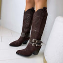 COWBOY SCHNALLE STIEFEL A9981 - BRAUN