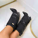 BRITNEY SUÈDE BOTTES 7665A- - 1 MARRON
