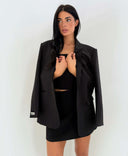 UNIQUE THE LABEL NOVEE BLAZER DEEP BLACK