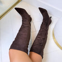 BOTTES SUEDINE VEGAS DES8076 - KAKI/DAIM