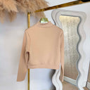 GUESS OLYMPE HIGH NECK SWEATER V4YQ05KCAY2 - G1L9 BEIGE