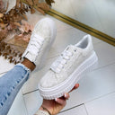 SPARK LACE SNEAKER PC309 - WHITE