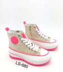 PLATEAU-DETAIL-SNEAKER LS-680 LEOPARD